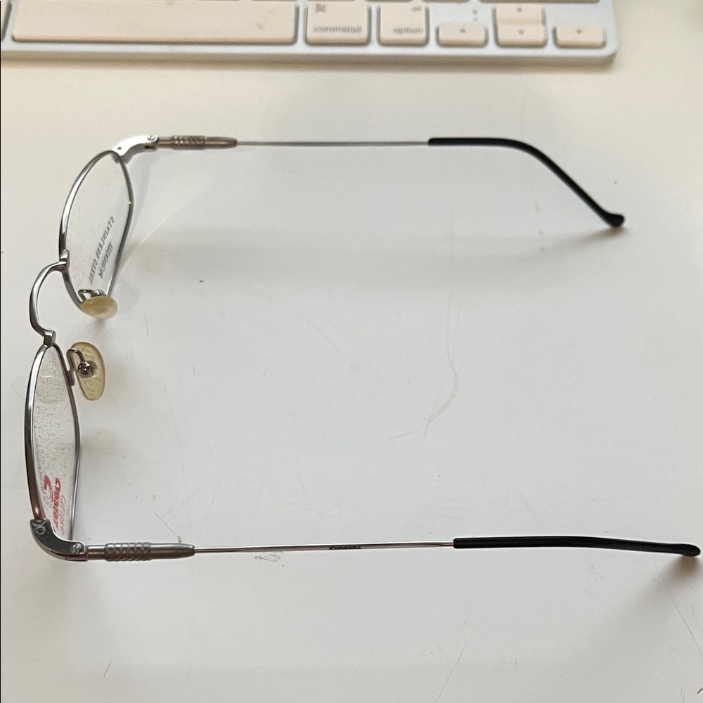 Carrera Silver Titanium Eyeglasses Frame - Picture 2 of 3